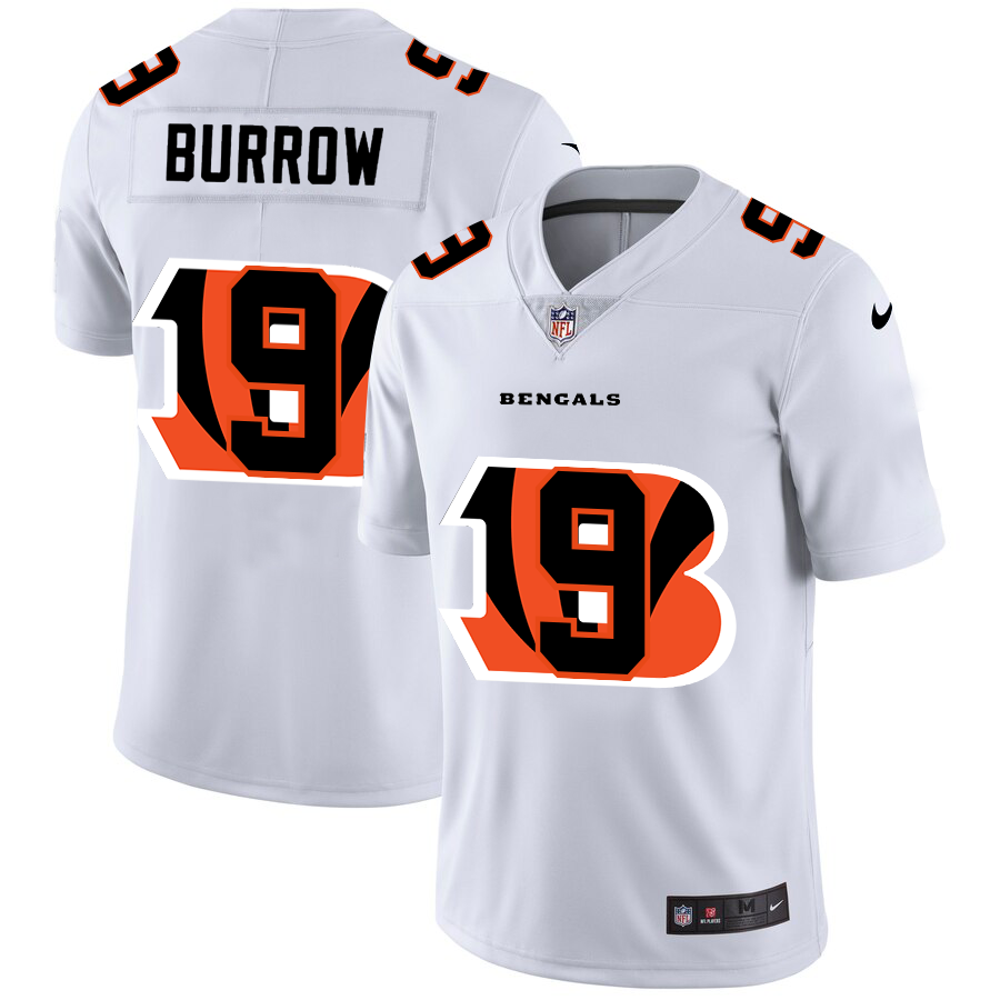 2020 New Men New Nike Cincinnati Bengals #9 Burrow  Limited NFL Nike jerseys->cincinnati bengals->NFL Jersey